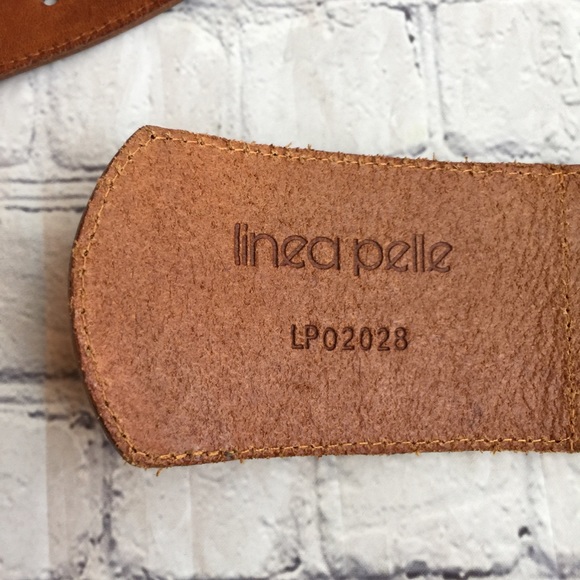 LINEA PELLE GENUINE LEATHER HANDMADE WIDE BELT MED - Picture 6 of 10